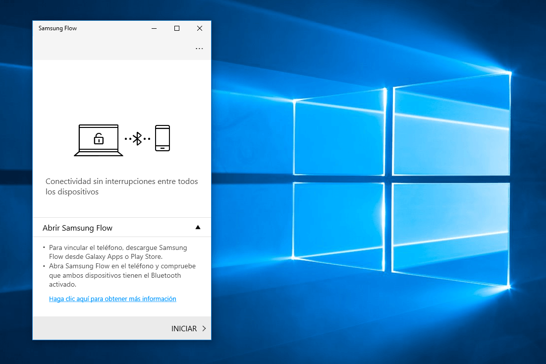 Cómo desbloquear Windows 10 con la huella del teléfono o tablet Samsung Flow Windows Inicio